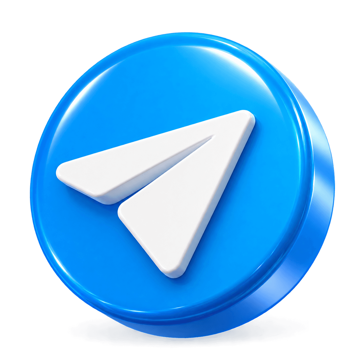 Logo 3D Telegram